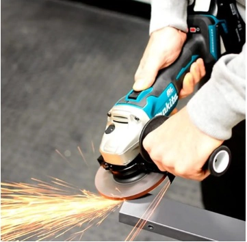 ESMERIL ANGULAR 18 VOLTS 4-1/2'' HOMBRE MUERTO MAKITA DGA458 (5 AH) - 3