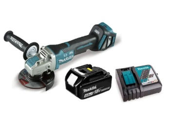 ESMERIL ANGULAR 4-12 SIN LLAVE X-LOCK MAKITA DGA469 4 AH - 1