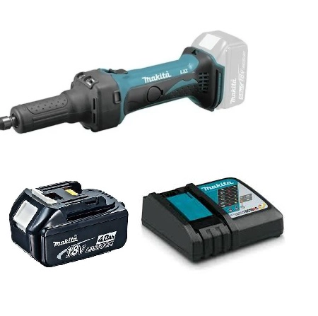 RECTIFICADORA 18V INALAMBRICA 6MM-14 MAKITA DGD800 4AH - 1