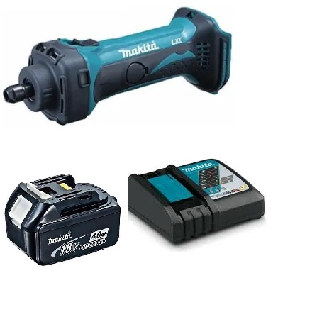 RECTIFICADOR INALAMBRICO 18V 3-8MM MAKITA DGD801 4 AH - 1