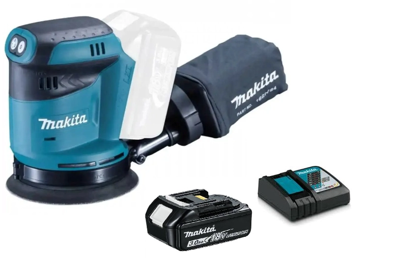 LIJADORA ROTORBITAL INALAMBRICA 5 MAKITA DBO180 (3 AH) - 1