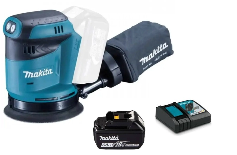 LIJADORA ROTORBITAL INALAMBRICA 5 MAKITA DBO180 (6 AH) - 1