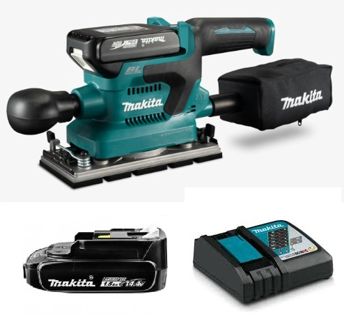 LIJADORA ORBITAL 93X185MM 18V S/BATERIA MAKITA DBO380 (1.5 AH) - 1