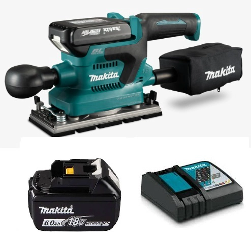 LIJADORA ORBITAL 93X185MM 18V S/BATERIA MAKITA DBO380 (6 AH) - 1