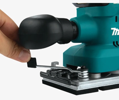 LIJADORA ORBITAL INALAMBRICA 93X185MM AWS MAKITA DBO381 (3 AH) COLOR GRIS OSCURO - 2