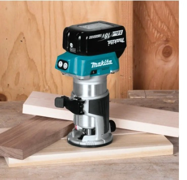 FRESADORA 6-8 MM (1/4-3/8) INALAMBRICO 18V MAKITA DRT50 ( 6.0 AH) - 3