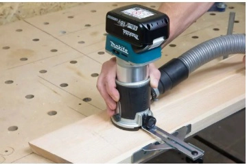 FRESADORA 6-8 MM (1/4-3/8) INALAMBRICO 18V MAKITA DRT50 ( 6.0 AH) - 4