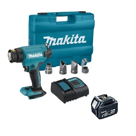 PISTOLA DE CALOR CON MALETA CAR/BAT 4AH. 18V MAKITA DHG181Z - 1