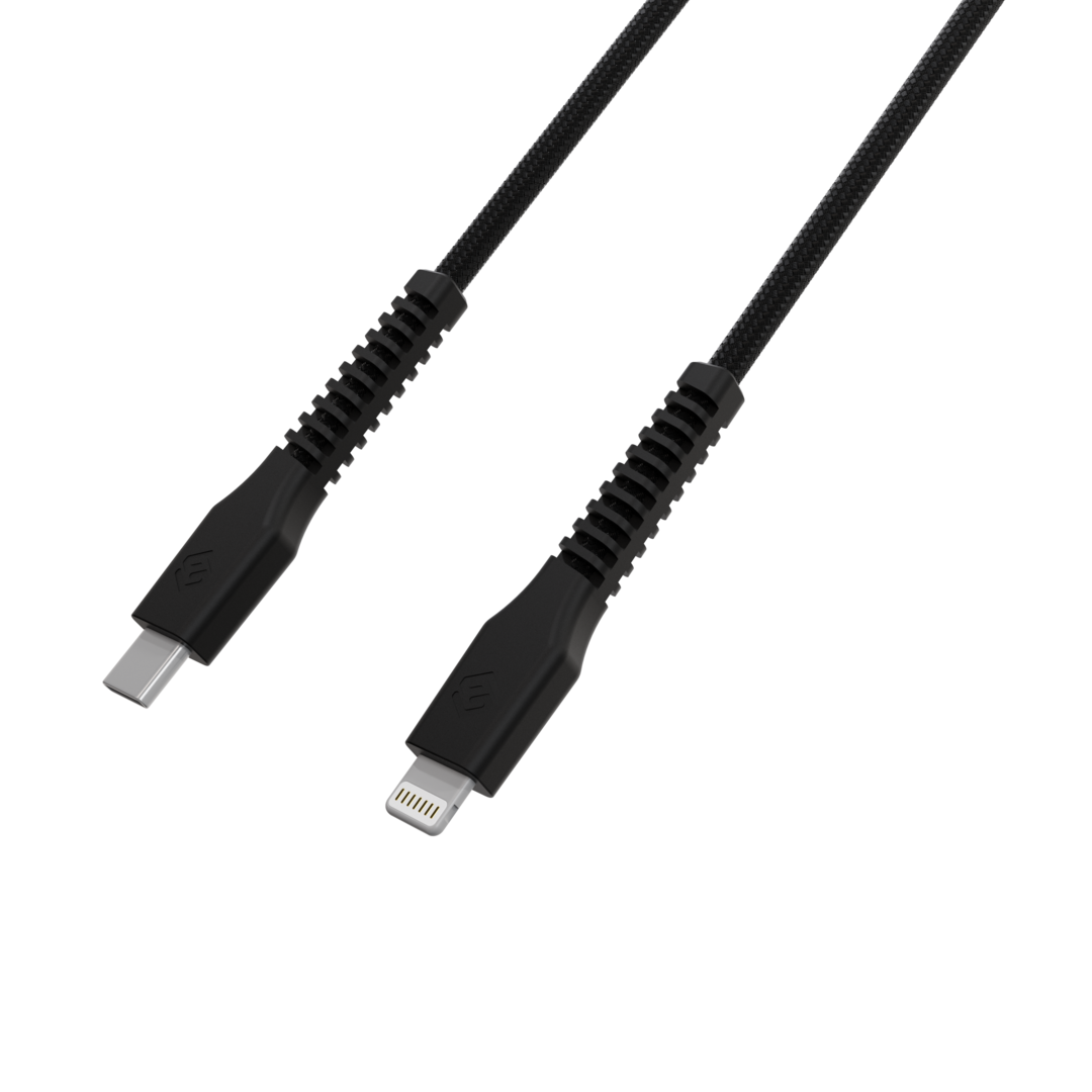 CABLE CARGADOR SLEVE LINE X USB TIPO C A LIGHTNING BLACK - 5
