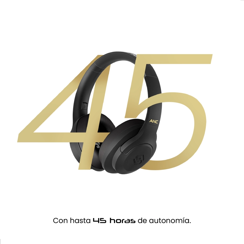 AUDIFONOS INALAMBRICOS BLUETOOTH SLEVE PULSE ANC 2GEN CANCELACION DE RUIDO ACTIVA 45 HORAS BATERIA - 7