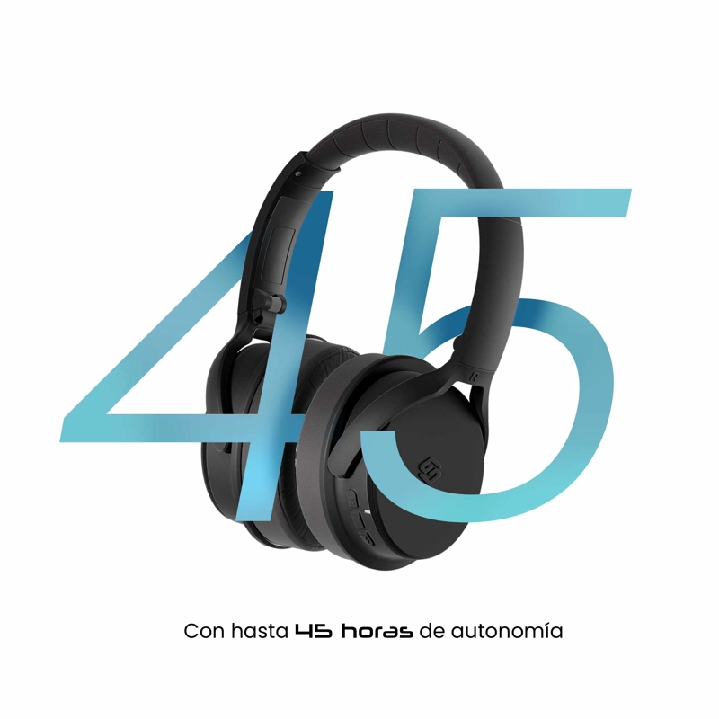AUDIFONOS INALAMBRICOS BLUETOOTH SLEVE EVO 2GEN CANCELACION DE RUIDO PASIVA 45 HORAS BATERIA - 2