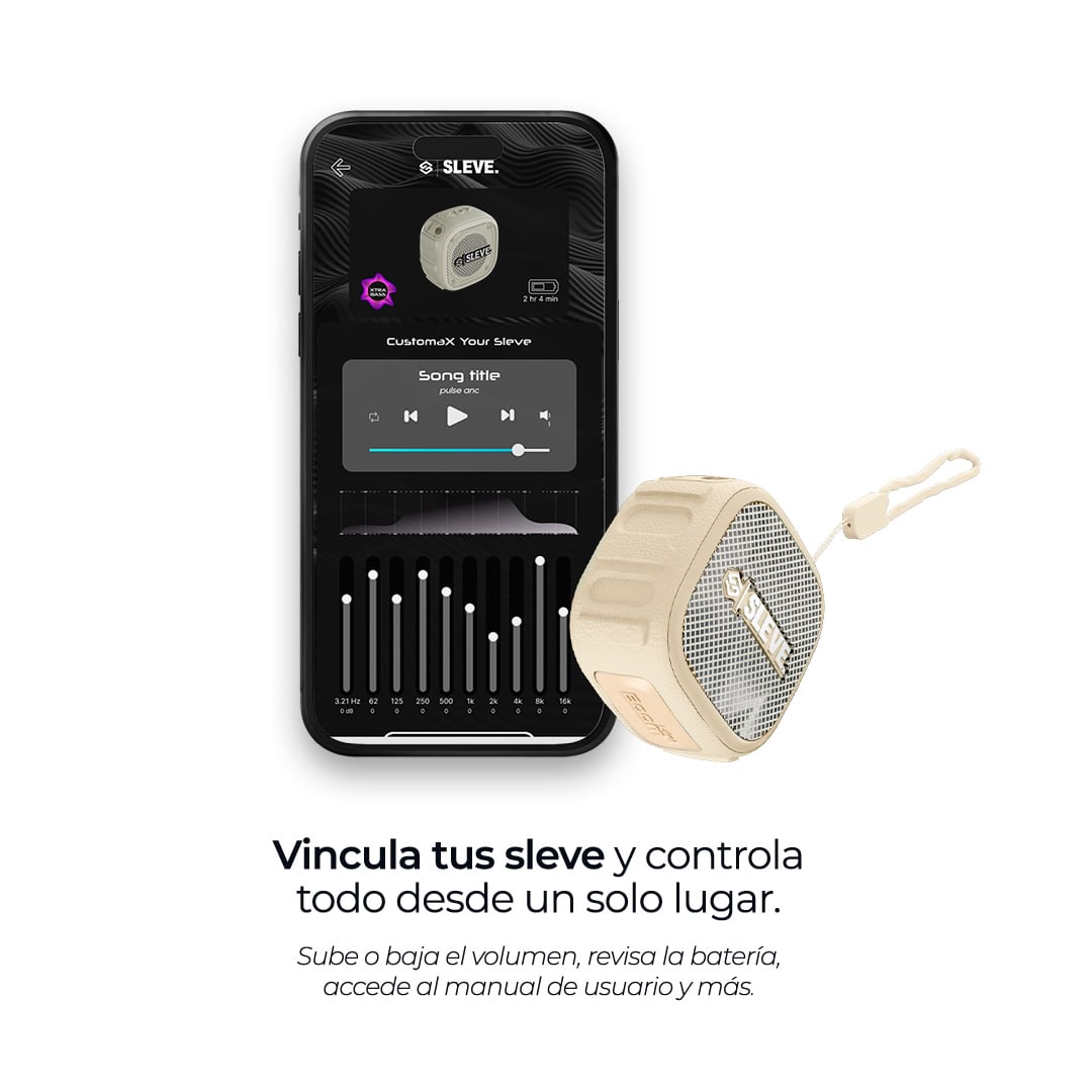 PARLANTE BLUETOOTH SLEVE BOOM MINI - 3