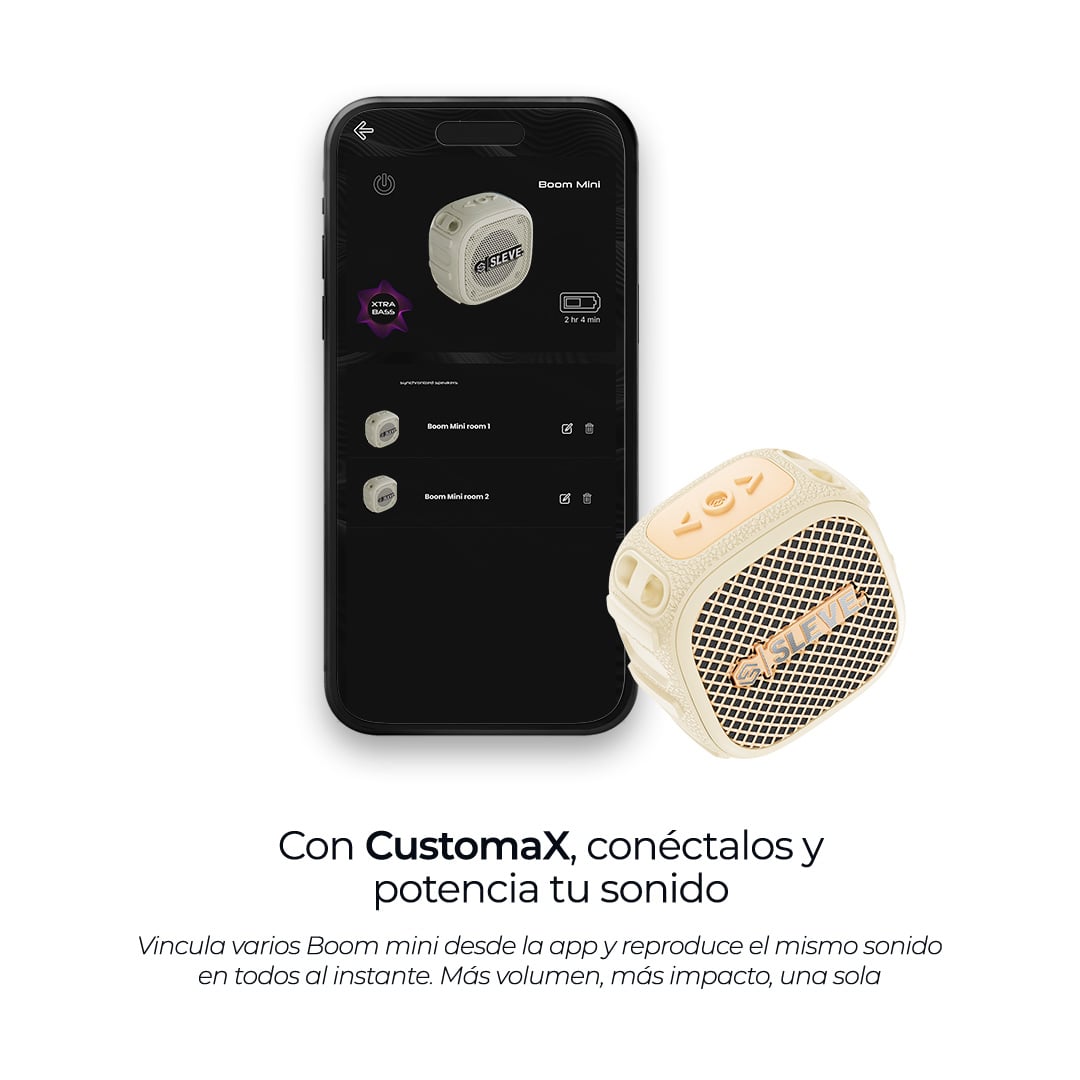 PARLANTE BLUETOOTH SLEVE BOOM MINI - 4