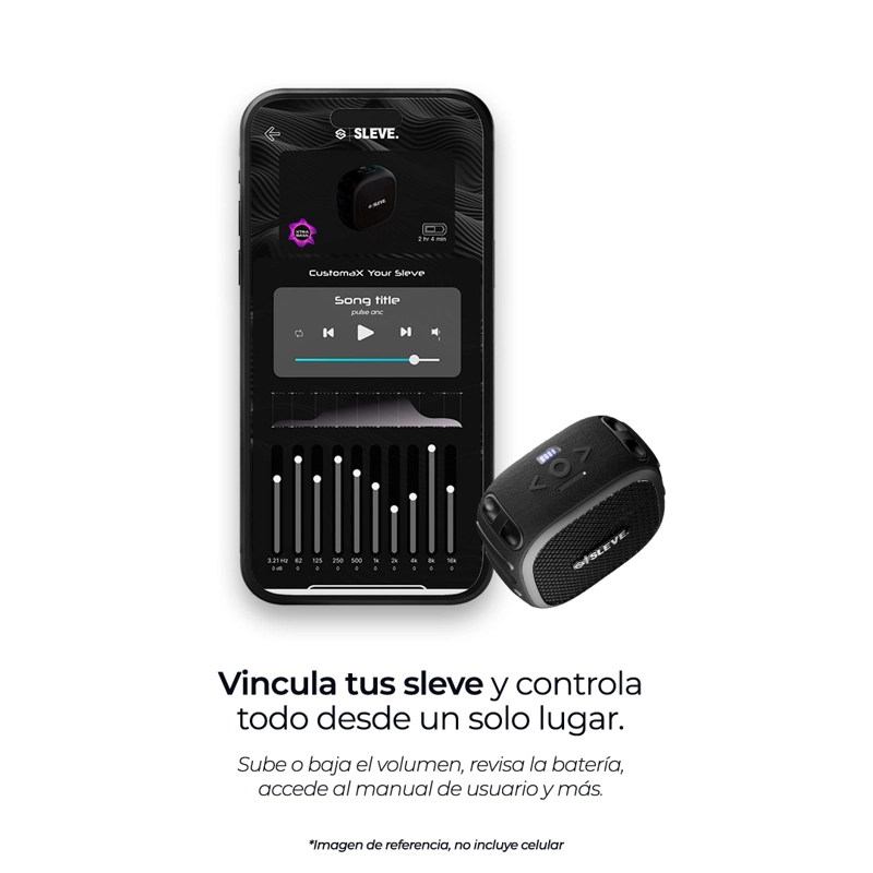 PARLANTE BLUETOOTH SLEVE BOOM GO - 2