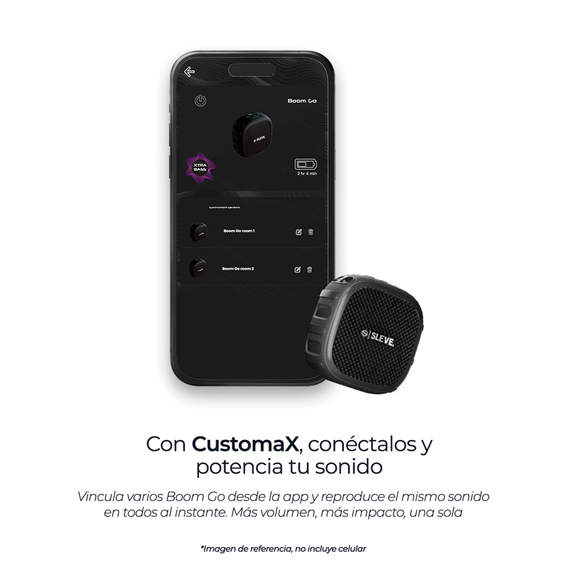 PARLANTE BLUETOOTH SLEVE BOOM GO - 4
