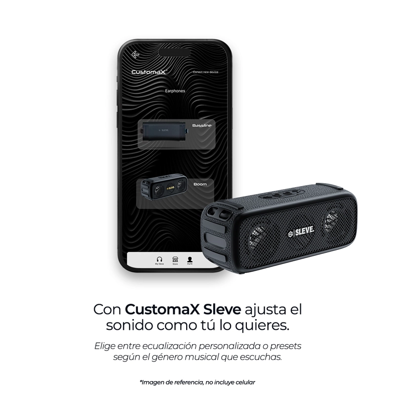 PARLANTE BLUETOOTH SLEVE BOOM+ - 2