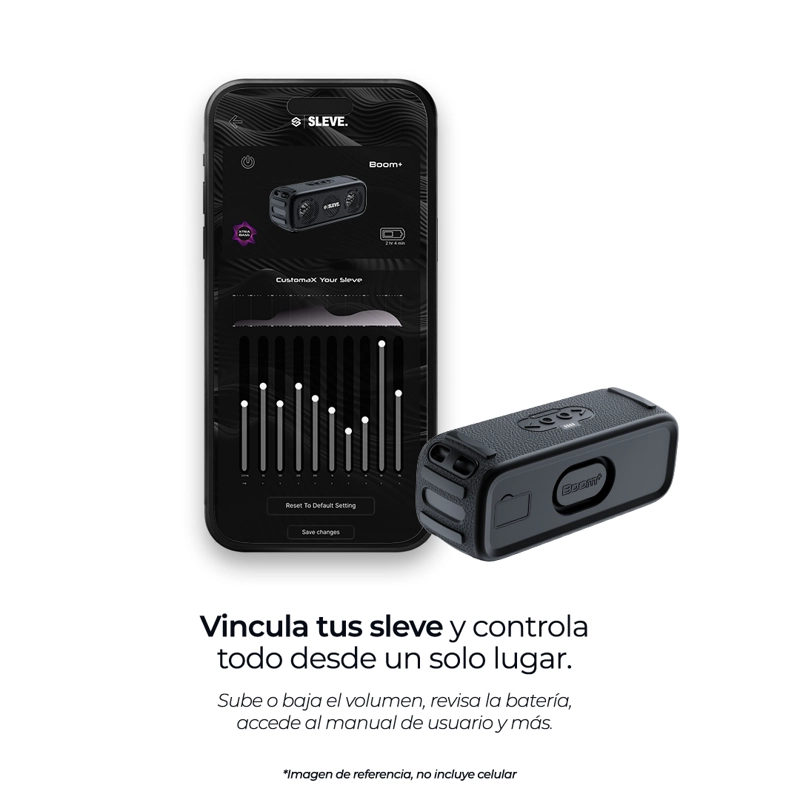 PARLANTE BLUETOOTH SLEVE BOOM+ - 3