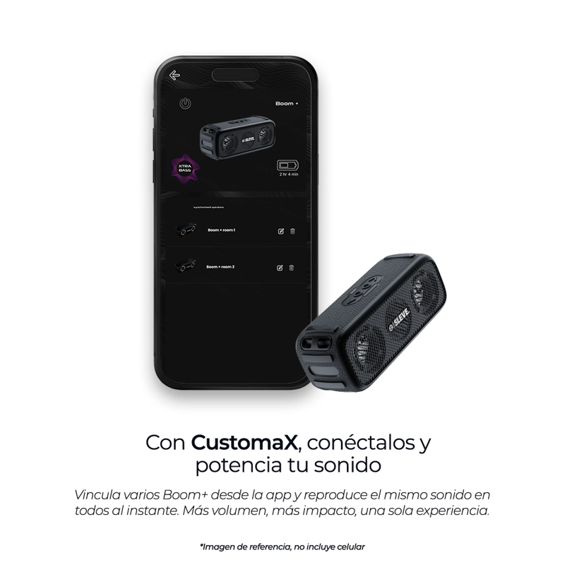 PARLANTE BLUETOOTH SLEVE BOOM+ - 4
