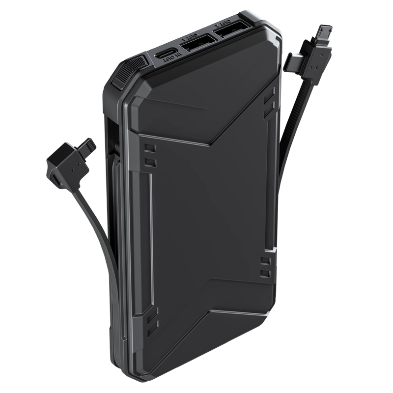 BATERIA EXTERNA SLEVE POWER X 10.000 MAH BLACK CARGA RAPIDA - 5