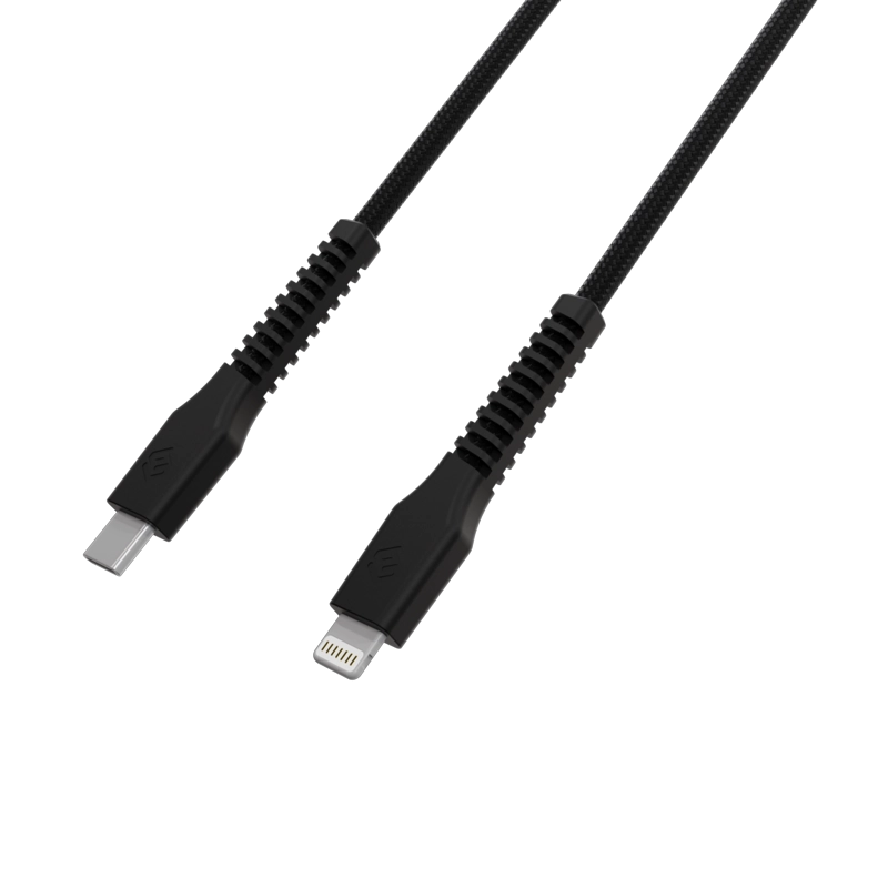 CABLE CARGADOR SLEVE LINE X USB TIPO C A LIGHTNING BLACK - 5