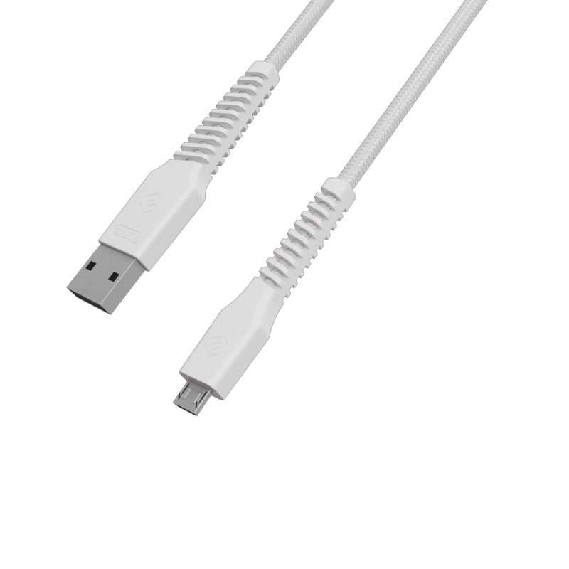 CABLE CARGADOR SLEVE LINE X USB A MICRO 5 WHITE - 5