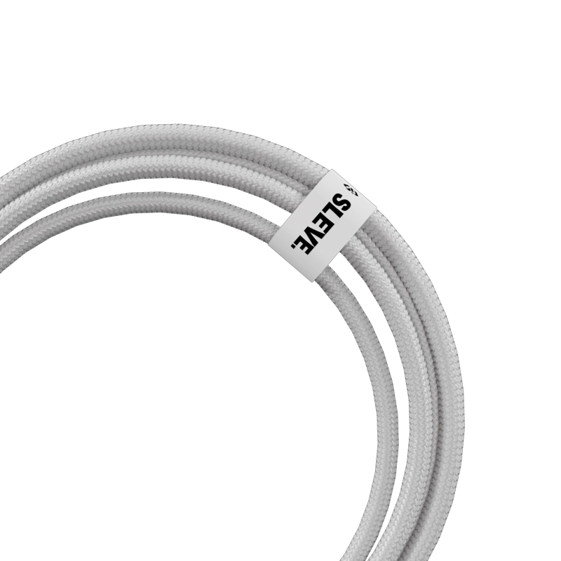 CABLE CARGADOR SLEVE LINE X USB A TIPO C WHITE - 2