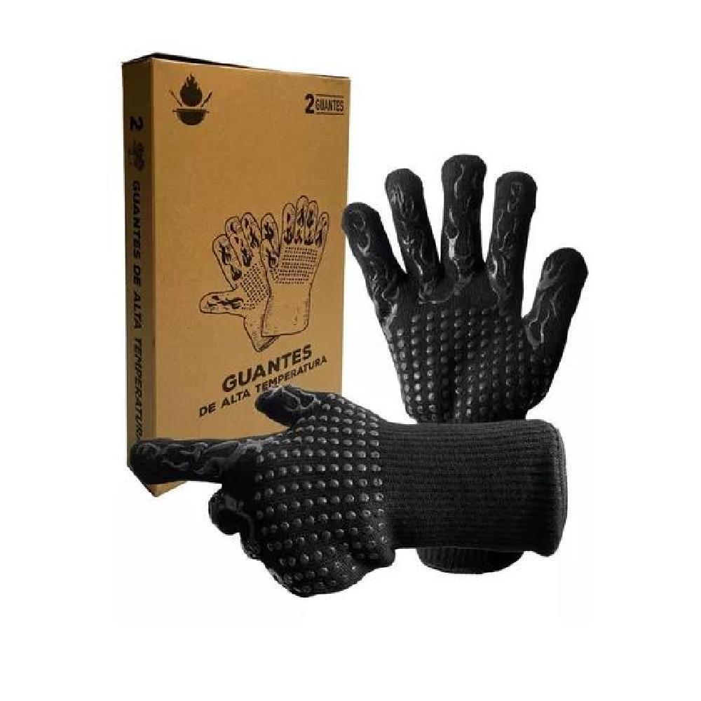 GUANTES DE ALTA TEMPERATURA PARA PARRILLA Y HORNO 2 UNIDADES - 1