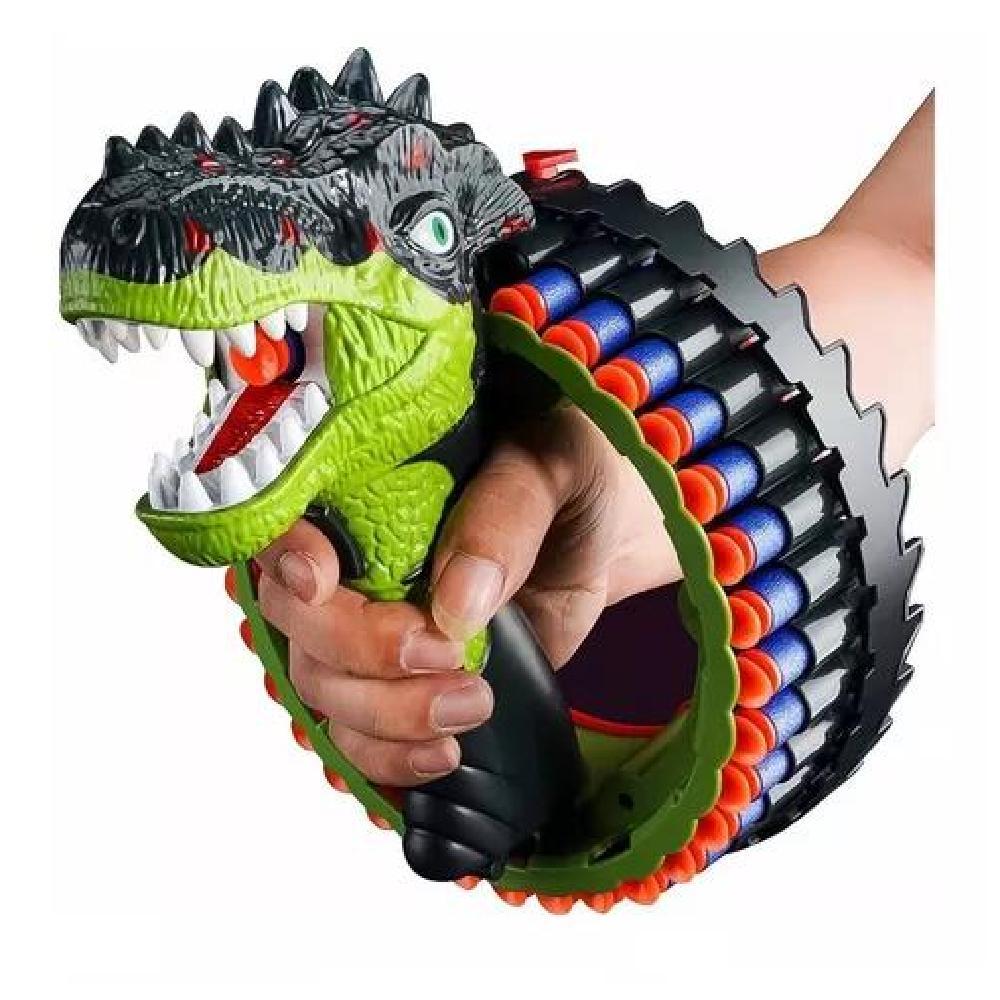JUGUETE LANZADOR DARDOS DINOSAURIO NIÑOS PIST8 - 1