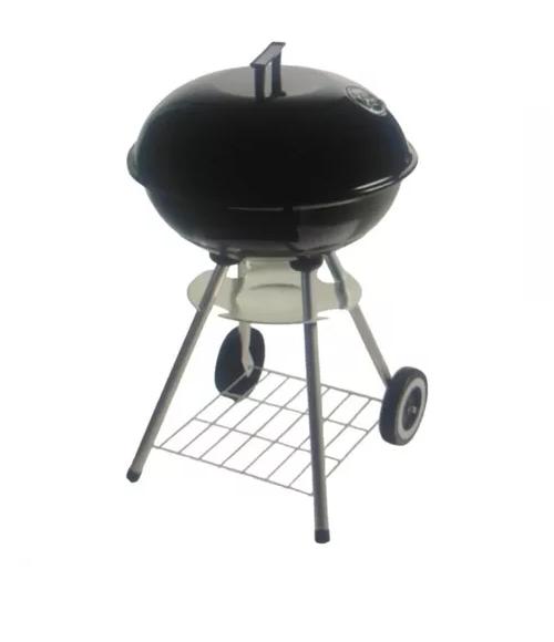 PARRILLA A CARBON REDONDA CON RUEDAS MUY PRACTICA - 2