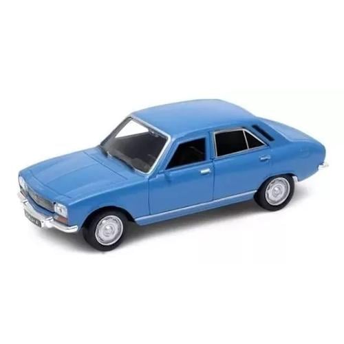AUTO WELLY ESCALA 1:36 PEUGEOT 504 1975 AZUL AUT4 - 1