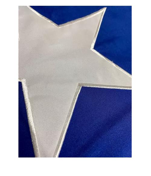 BANDERA CHILENA 140X210 BORDADA ALTA CALIDAD NACIONAL - 2