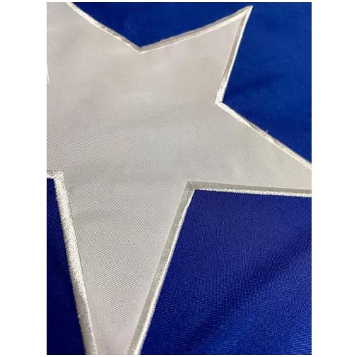 BANDERA CHILENA 200X300 BORDADA ALTA CALIDAD NACIONAL - 2