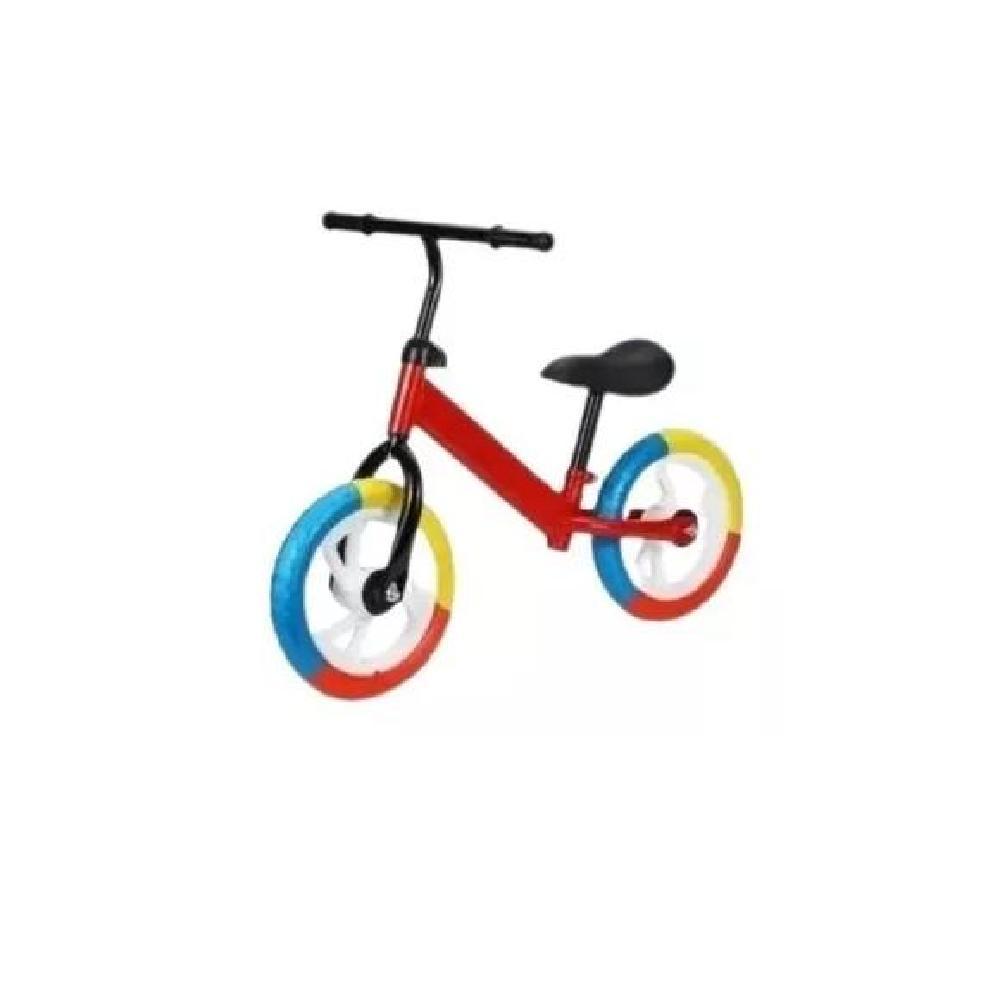 BICICLETA DE EQUILIBRIO BICI7 SIN PEDALES DE APRENDIZAJE NIÑOS ROJA RUEDA COLORES - 1