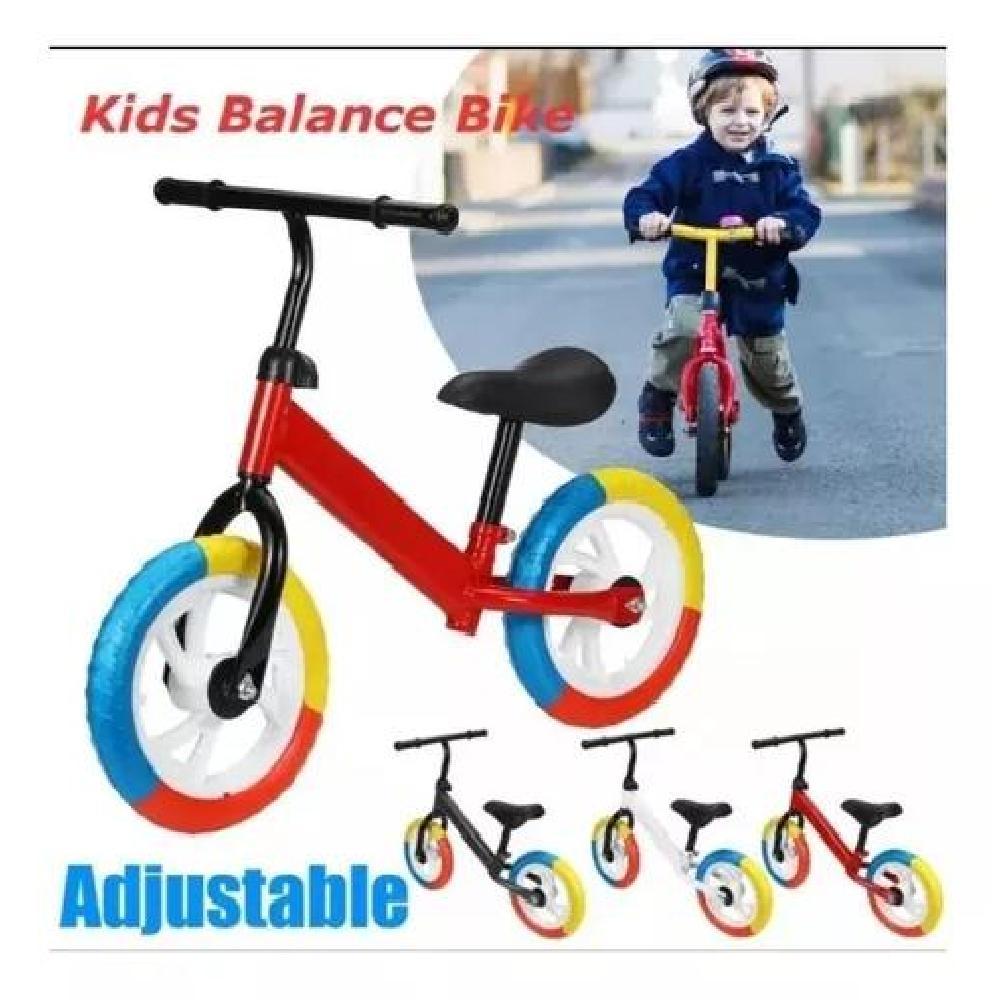 BICICLETA DE EQUILIBRIO BICI7 SIN PEDALES DE APRENDIZAJE NIÑOS ROJA RUEDA COLORES - 2