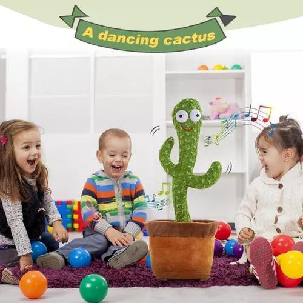 PELUCHE CACTUS BAILARÍN FELPA JUGUETE NIÑOS RECARGABLE PELUCH2 - 2