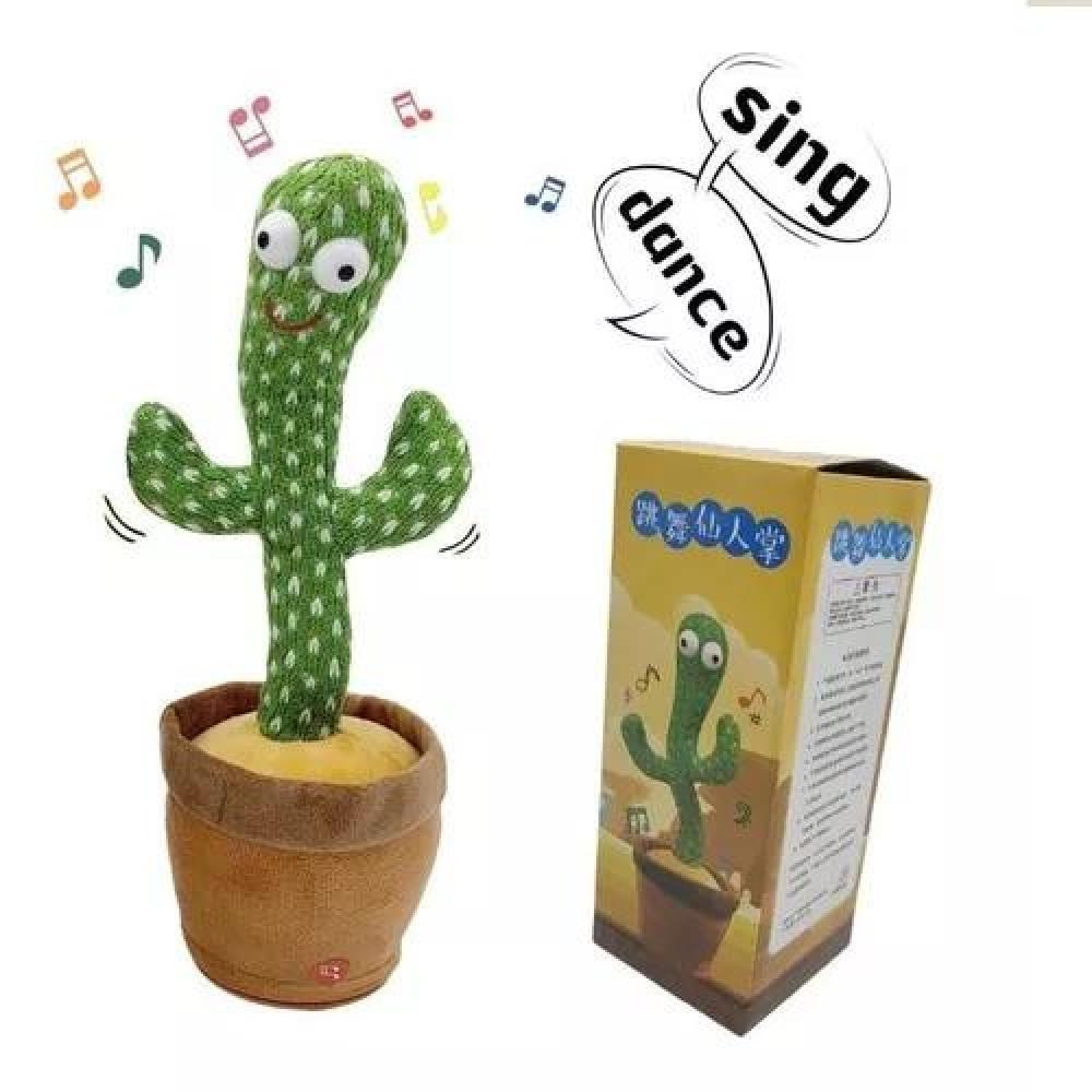 PELUCHE CACTUS BAILARÍN IMITA VOZ MUSICAL BAILARÍN JUGUETE FELPA - 2