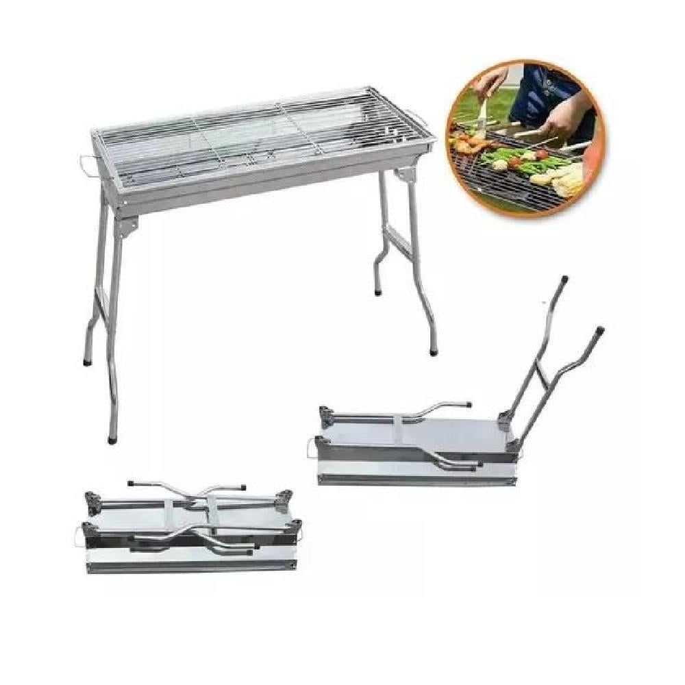 ESTUFA PARRILLA PARRILLERA PLEGABLE BARBACOA ASADO PORTATIL - 1