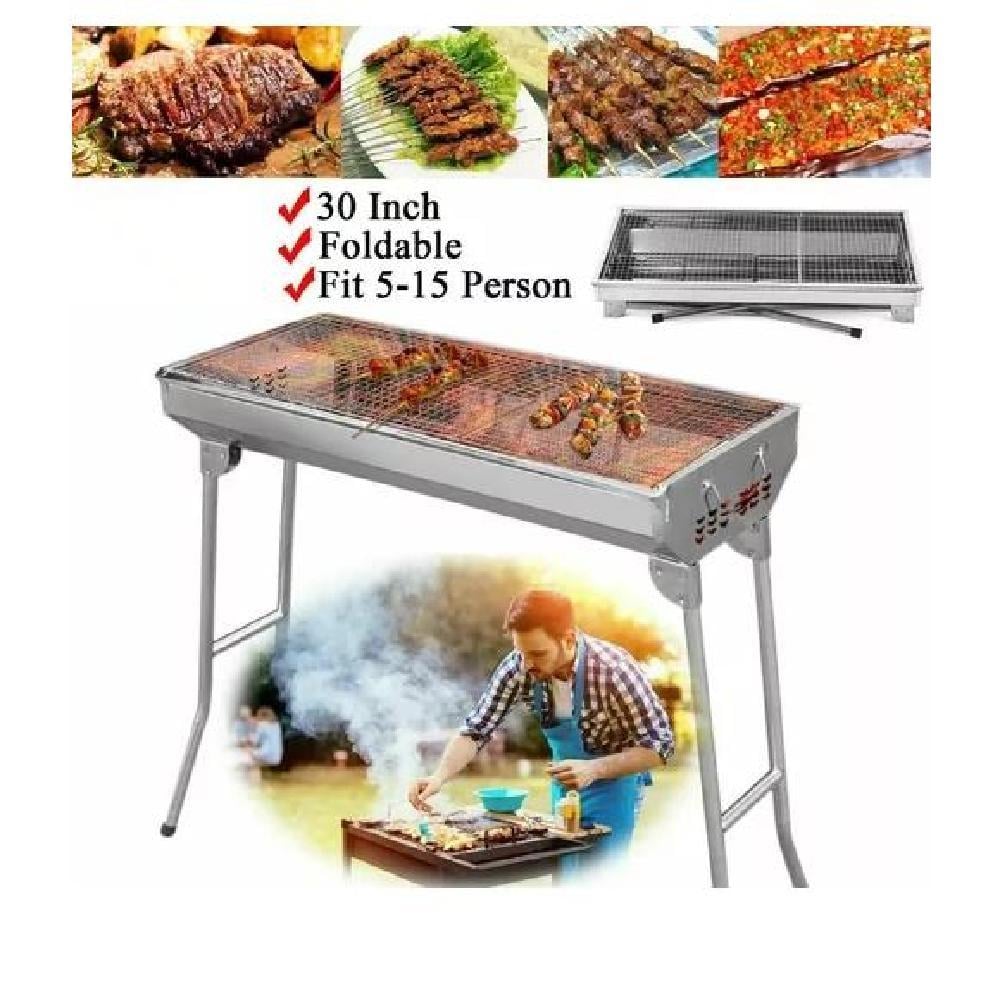 ESTUFA PARRILLA PARRILLERA PLEGABLE BARBACOA ASADO PORTATIL - 2