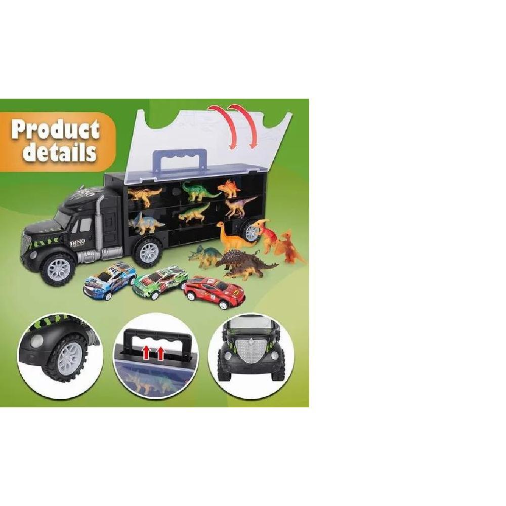 JUGUETE CARS01 DE CAMIÓN TRANSPORTADOR DINOSAURIO VEHÍCULO 37 PCS - 3