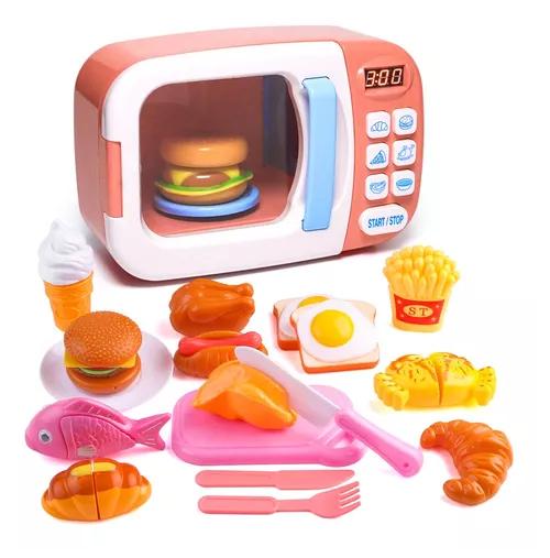 JUEGO DE MICROONDAS BLANCO JUEGO DE 31 PIEZAS DE COCINA PARA NIÑOS - 1