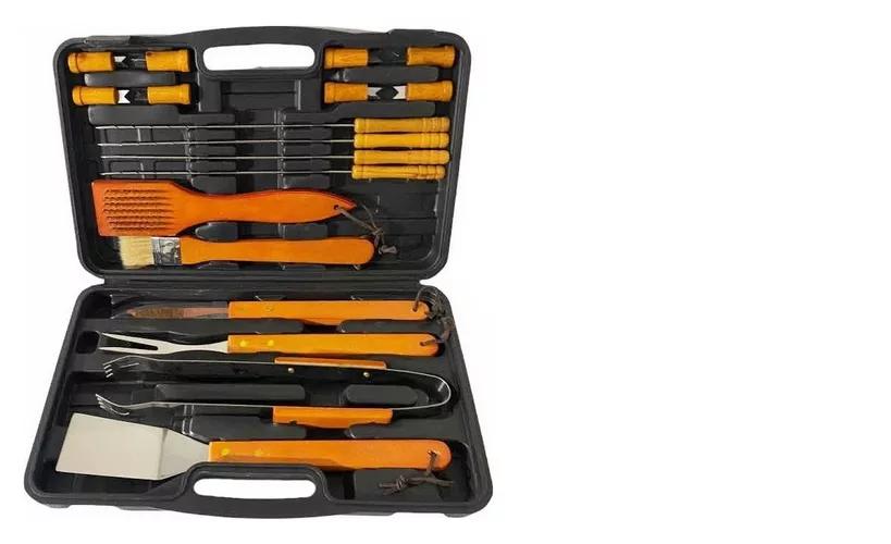 MALETA PARR02 ACCESORIOS LA PARRILLA CONTIENE 18 PCS - 1