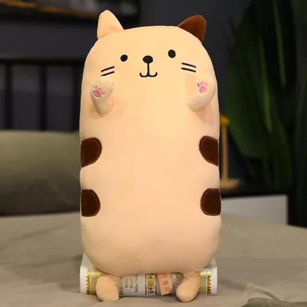 PELUCHE ALMOHADA SUAVE DISEÑOS GATITO GATO KAWAII 40 CM BLANCO PELUCH4 - 2