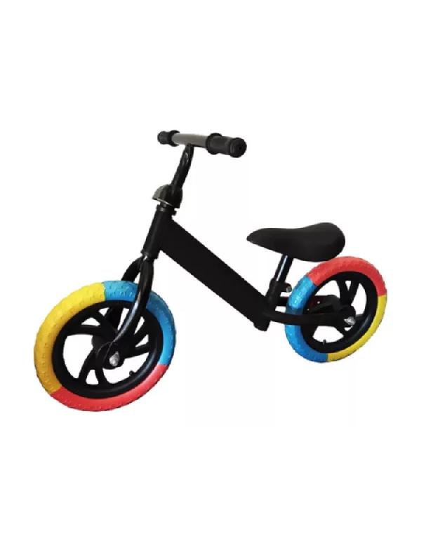 BICICLETA DE EQUILIBRIO BICI5 SIN PEDALES DE APRENDIZAJE NIÑOS NEGRA RUEDA COLORES - 1