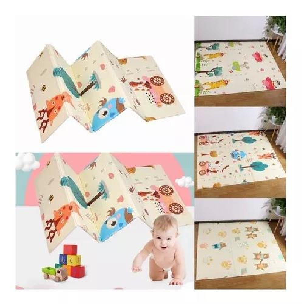 ALFOMBRA ALF17 ANTIGOLPES NIÑOS BEBÉS PLEGABLE 200*150 CM MULTICOLOR - 4