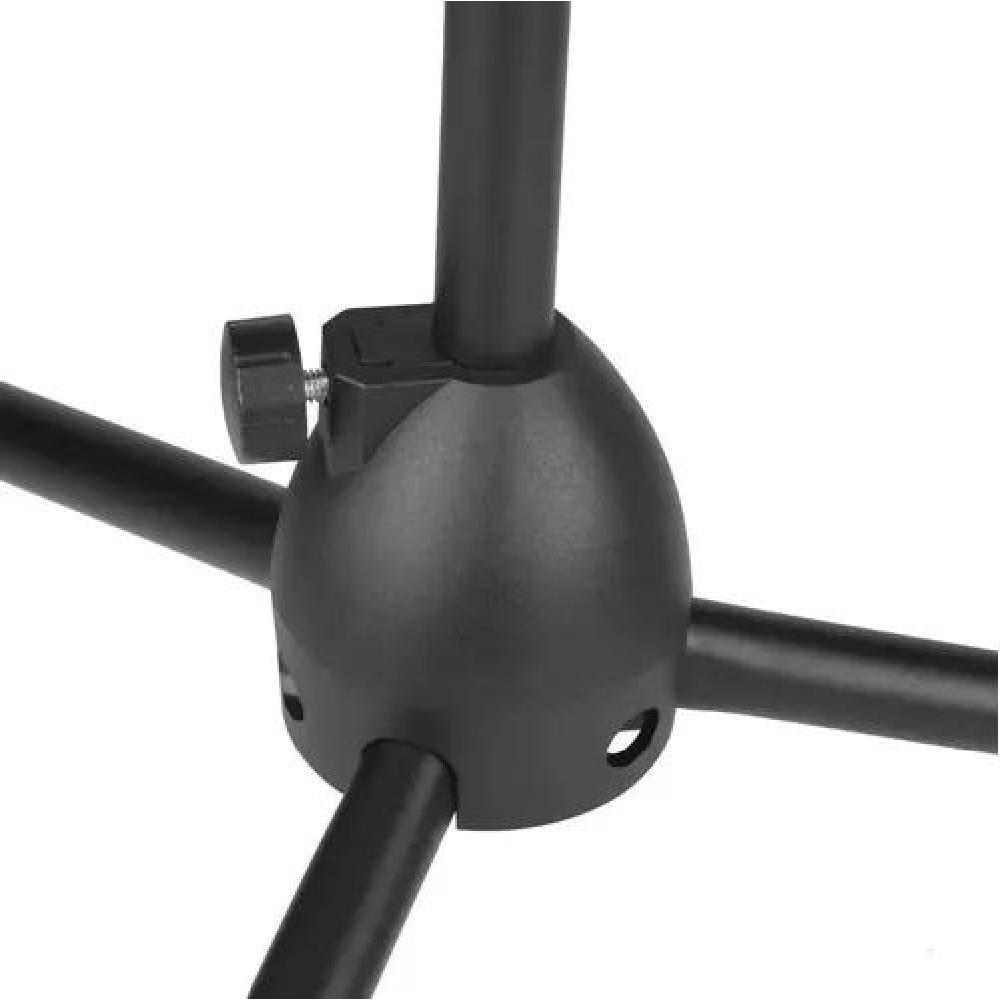 SOPORTE MICRÓFONO ATRIL CON BOOM PROFESIONAL PEDESTAL NEGRO - 2