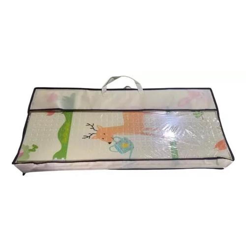 ALFOMBRA ALF10 ANTIGOLPES BEBÉ PLEGABLE 200X180X1 CM CON BOLSA MULTICOLOR - 2