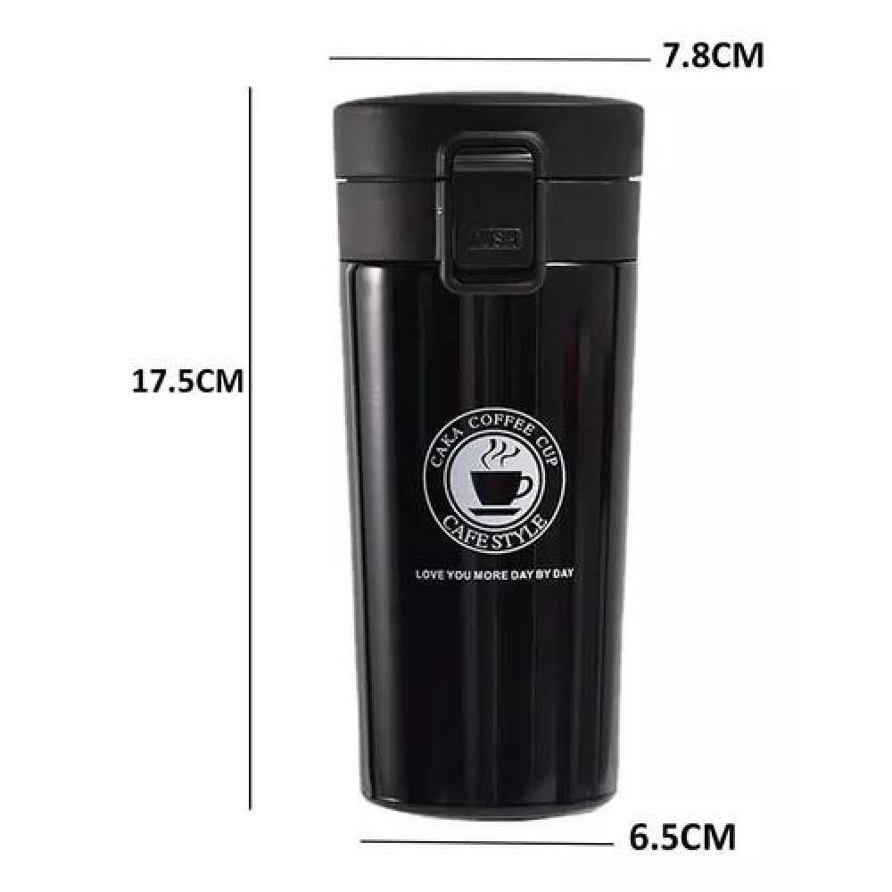 TERMO DE CAFÉ DE ACERO INOXIDABLE TAZA D AGUA CALIENTE 380ML - 2