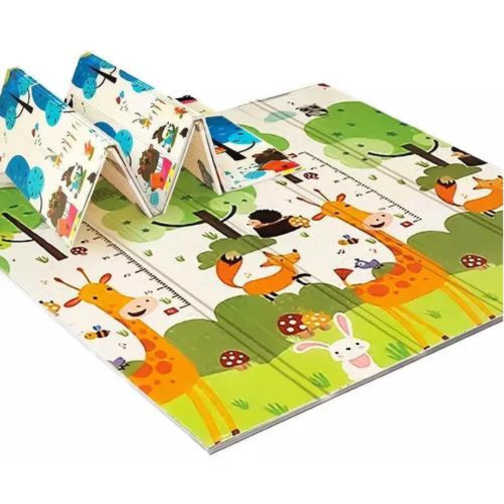 ALFOMBRA ALF9 ANTI GOLPE IMPERMEABLE NIÑOS PLEGABLE 180X150 CM MULTICOLOR - 1