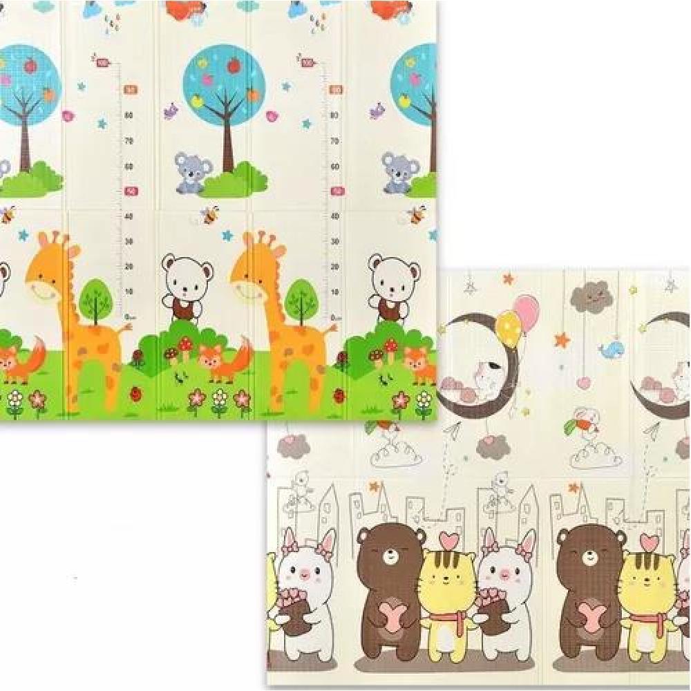 ALFOMBRA ALF9 ANTI GOLPE IMPERMEABLE NIÑOS PLEGABLE 180X150 CM MULTICOLOR - 4