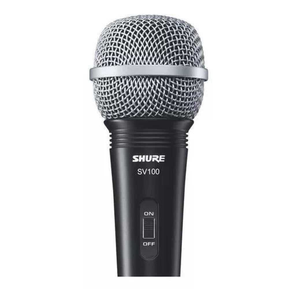 MICRÓFONO DINÁMICO SV100 SHURE NEGRO - 1